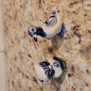 Vintage Miniature Duck and Owl